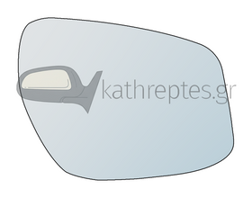 Εξωτερικός καθρέφτης αυτοκινήτου Nissan Pulsar 2014