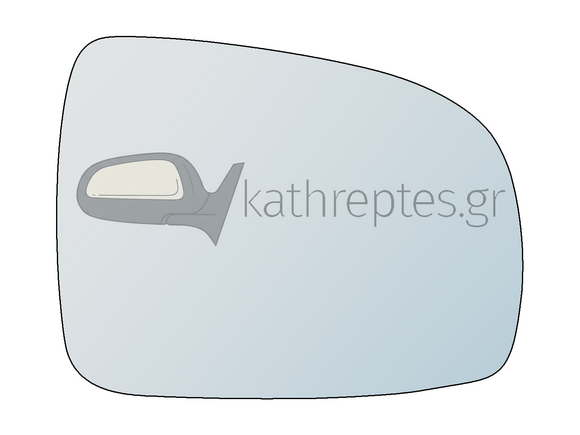 Εξωτερικός καθρέφτης αυτοκινήτου Nissan Note 2005-2013