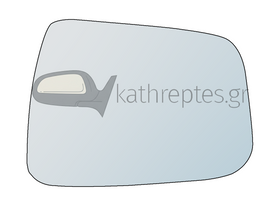 Εξωτερικός καθρέφτης αυτοκινήτου Honda Jazz 2006-2008