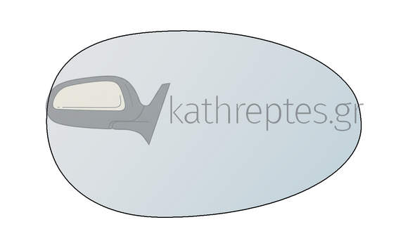 Εξωτερικός καθρέφτης αυτοκινήτου Rover 45 2000-2005