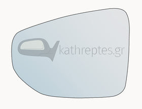 Εξωτερικός καθρέφτης αυτοκινήτου Lexus ES 2018