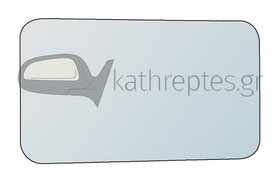 Εξωτερικός καθρέφτης αυτοκινήτου Fiat Croma-1992