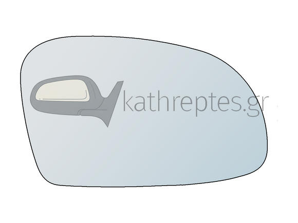 Εξωτερικός καθρέφτης αυτοκινήτου Citroen Saxo 1996-2004