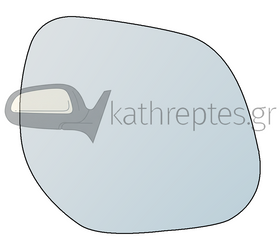 Εξωτερικός καθρέφτης αυτοκινήτου Mitsubishi Outlander 2007-2012
