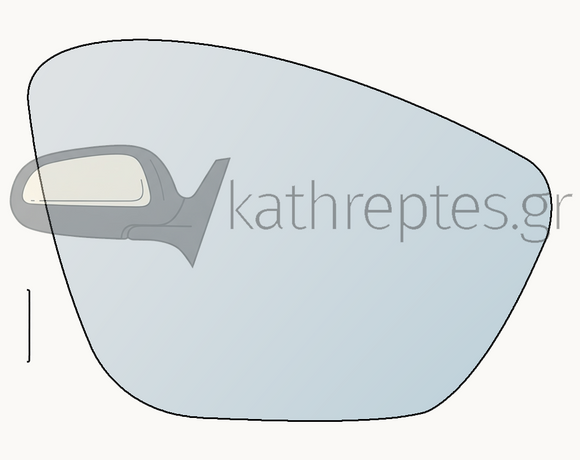 Εξωτερικός καθρέφτης αυτοκινήτου Peugeot 308 II 2013