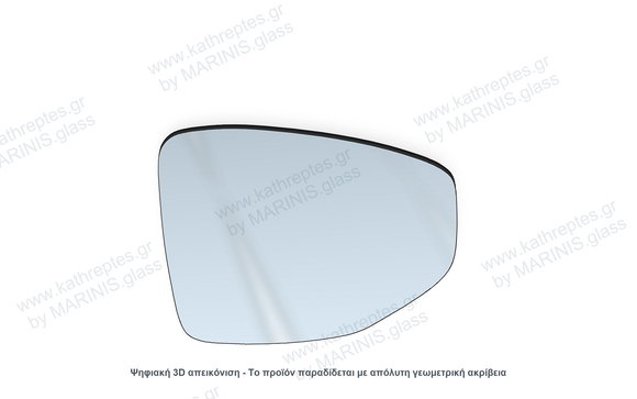 Κρύσταλλο καθρέπτη Κρύσταλλο Καθρέπτη Audi A3 2020-2024 Δεξιός (Συνοδηγού)