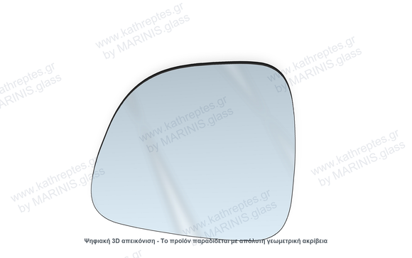 Κρύσταλλο καθρέπτη Κρύσταλλο Καθρέπτη Fiat Panda 2011-2024 Αριστερός (Οδηγού)