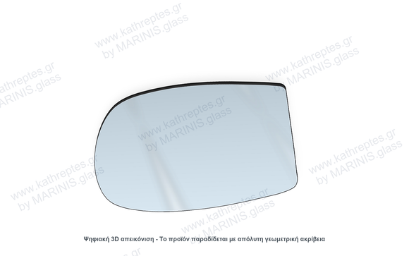Κρύσταλλο καθρέπτη Κρύσταλλο Καθρέπτη Fiat Punto 2003-2007 Αριστερός (Οδηγού)