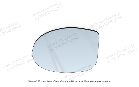 Κρύσταλλο καθρέπτη Κρύσταλλο Καθρέπτη Fiat 600 2005-2010 Αριστερός (Οδηγού)
