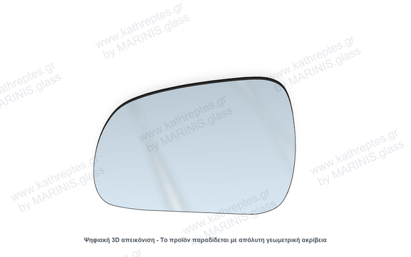 Κρύσταλλο καθρέπτη Κρύσταλλο Καθρέπτη Honda Civic Hatchback 1995-2000 Αριστερός (Οδηγού)