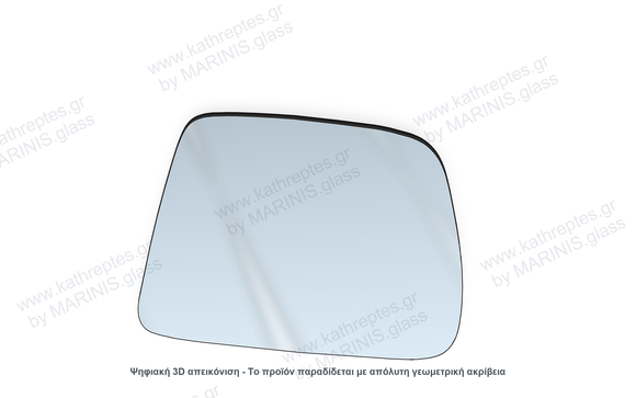 Κρύσταλλο καθρέπτη Κρύσταλλο Καθρέπτη Honda HR-V 1998-2006 Δεξιός (Συνοδηγού)