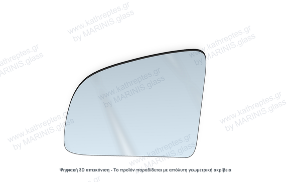 Κρύσταλλο καθρέπτη Κρύσταλλο Καθρέπτη Hyundai Accent 1994-2000 Αριστερός (Οδηγού)