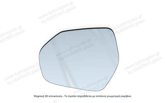 Κρύσταλλο καθρέπτη Κρύσταλλο Καθρέπτη Toyota Yaris 2020-Present Αριστερός (Οδηγού)