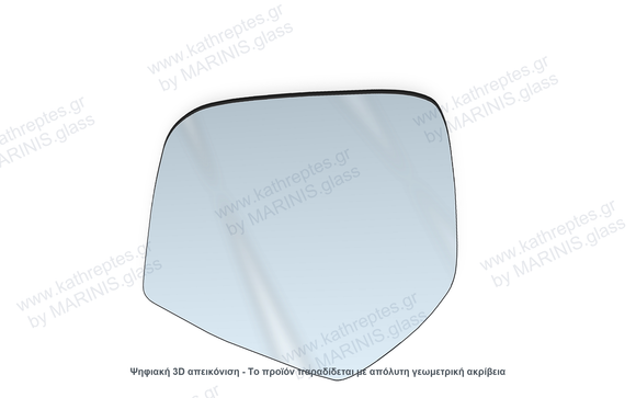 Κρύσταλλο καθρέπτη Κρύσταλλο Καθρέπτη Mitsubishi Pajero Sport / Montero Sport / Challenger 2008-2015 Αριστερός (Οδηγού)
