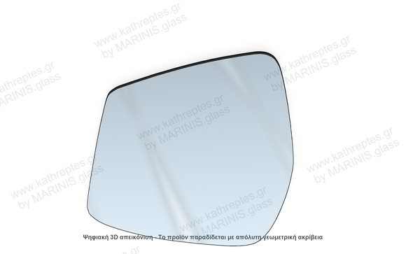 Κρύσταλλο καθρέπτη Κρύσταλλο Καθρέπτη Nissan Versa Note 2014-2019 Αριστερός (Οδηγού)