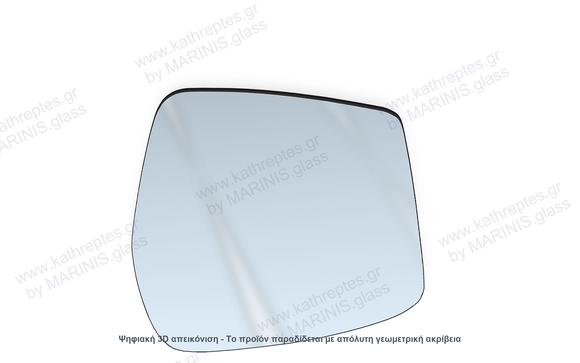 Κρύσταλλο καθρέπτη Κρύσταλλο Καθρέπτη Nissan Versa Note 2014-2019 Δεξιός (Συνοδηγού)