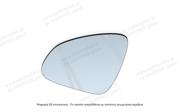 Κρύσταλλο καθρέπτη Κρύσταλλο Καθρέπτη Vauxhall Astra GTC 2011-2018 Αριστερός (Οδηγού)