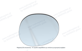 Κρύσταλλο καθρέπτη Κρύσταλλο Καθρέπτη Toyota Aygo 2005-2014 Δεξιός (Συνοδηγού)