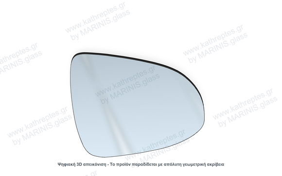 Κρύσταλλο καθρέπτη Κρύσταλλο Καθρέπτη Citroën C1 2014-2021 Δεξιός (Συνοδηγού)