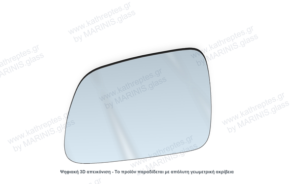 Κρύσταλλο καθρέπτη Κρύσταλλο Καθρέπτη Citroën C4 I (First Generation) 2004-2011 Αριστερός (Οδηγού)