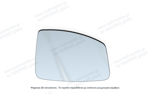 Κρύσταλλο καθρέπτη Κρύσταλλο Καθρέπτη Renault Vel Satis 2002-2009 Δεξιός (Συνοδηγού)