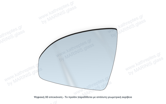Κρύσταλλο καθρέπτη Κρύσταλλο Καθρέπτη Smart Fortwo 2007-2014 Αριστερός (Οδηγού)