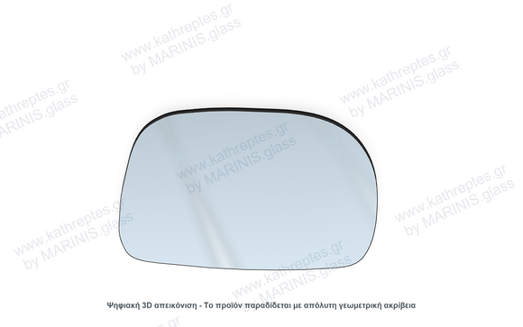 Κρύσταλλο καθρέπτη Κρύσταλλο Καθρέπτη Suzuki Esteem 1995-2002 Δεξιός (Συνοδηγού)