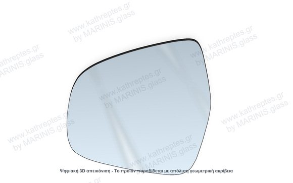 Κρύσταλλο καθρέπτη Κρύσταλλο Καθρέπτη Maruti Suzuki S-Cross 2013-2021 Αριστερός (Οδηγού)