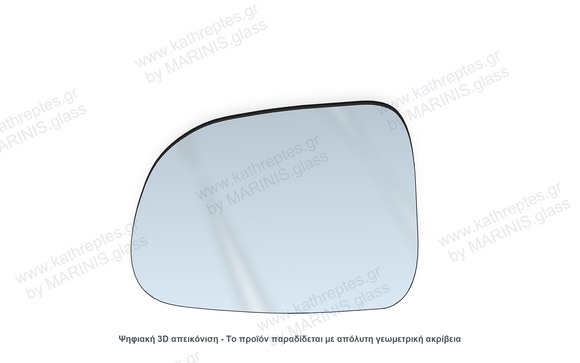 Κρύσταλλο καθρέπτη Κρύσταλλο Καθρέπτη Subaru Justy 1995-2003 Αριστερός (Οδηγού)