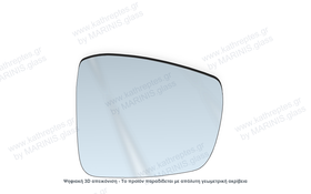 Κρύσταλλο καθρέπτη Κρύσταλλο Καθρέπτη Volkswagen Polo 2009-2017 Δεξιός (Συνοδηγού)