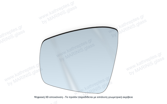 Κρύσταλλο καθρέπτη Κρύσταλλο Καθρέπτη SEAT Mii 2016-2023 Αριστερός (Οδηγού)