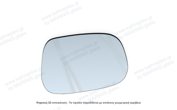 Κρύσταλλο καθρέπτη Κρύσταλλο Καθρέπτη Volvo S60 2000-2009 Δεξιός (Συνοδηγού)
