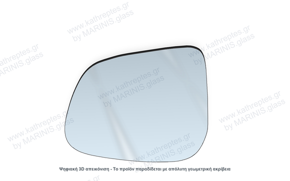 Κρύσταλλο καθρέπτη Κρύσταλλο Καθρέπτη Volvo XC60 2008-2017 Αριστερός (Οδηγού)
