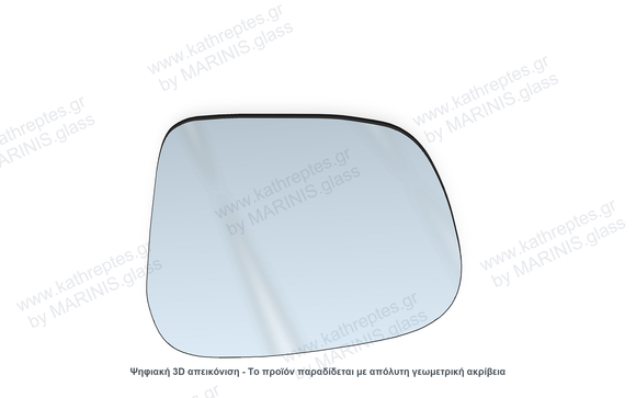 Κρύσταλλο καθρέπτη Κρύσταλλο Καθρέπτη Volvo XC60 2008-2017 Δεξιός (Συνοδηγού)