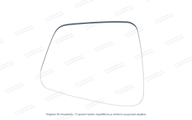 Κρύσταλλο Καθρέφτη Honda Airwave 2005-2010 | kathreptes.gr