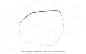 Κρύσταλλο Καθρέφτη Mazda 2 Hybrid 2022-2024 | kathreptes.gr