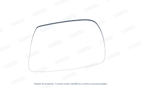 Κρύσταλλο Καθρέφτη Toyota Vitz 1999-2005 | kathreptes.gr - 0
